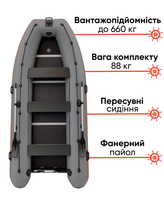 Kolibri KM-400DSL з фанерним пайолом 